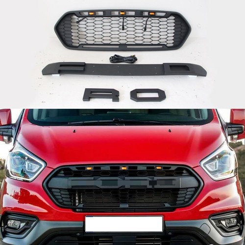 Matt black front hood mesh - matt,