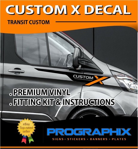 Ford transit custom decal - ford,