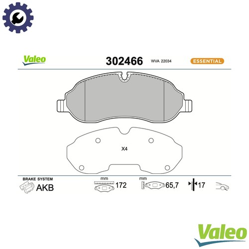 Brake pad set disc - brake,