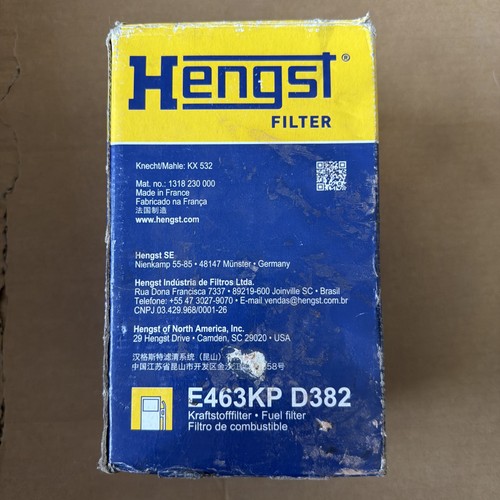 Fuel filter hengst e463kp d382 - filter,
