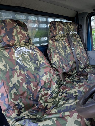Gone carping van - gone, grey