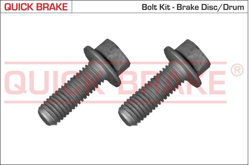 Brake disc bolt kit - qb, front