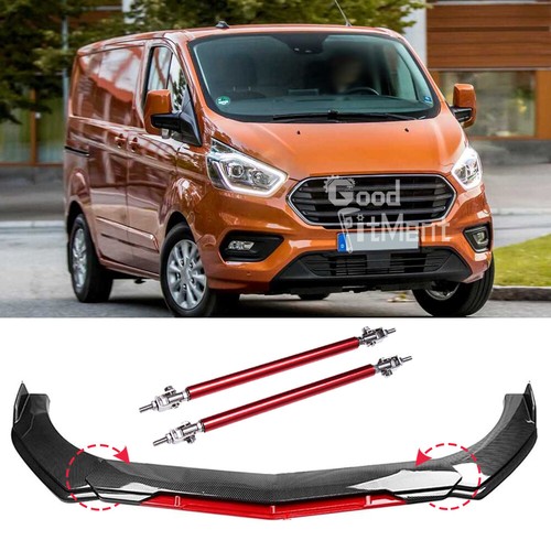 Carbon red front bumper - carbon,