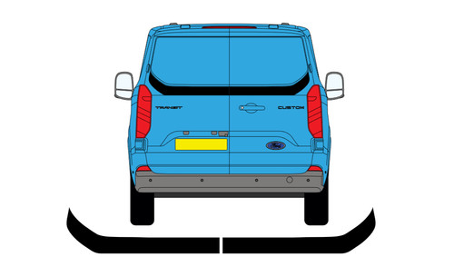 Rear horns decal graphics - rear,
